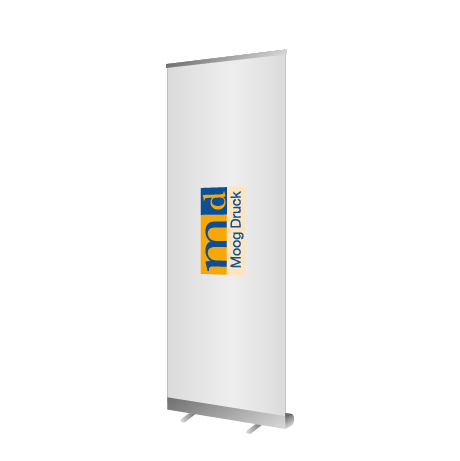 Roll-Up Budget | B 85 cm x H 200 cm | einseitig bedruckt